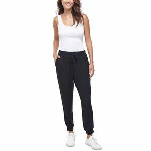 Splendid Ladies Black Knit Jogger with Pockets